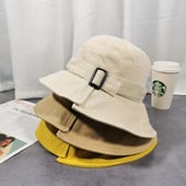 Pălărie neregulată cu cataramă dreptunghiulară nouă de vară 2023 Pălărie de soare pentru femeie în stil japonez Pălărie de bazin rezistentă la soare, care se potrivește cu totul