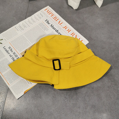 Pălărie neregulată cu cataramă dreptunghiulară nouă de vară 2023 Pălărie de soare pentru femeie în stil japonez Pălărie de bazin rezistentă la soare, care se potrivește cu totul