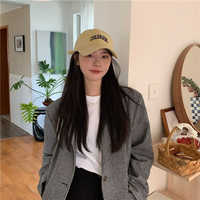 Bărbați și femei, șapcă de baseball cu broderie cu litere, ocazional, sport, sport, în aer liber, pălărie simplă cu viziere