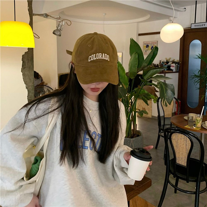 Bărbați și femei, șapcă de baseball cu broderie cu litere, ocazional, sport, sport, în aer liber, pălărie simplă cu viziere