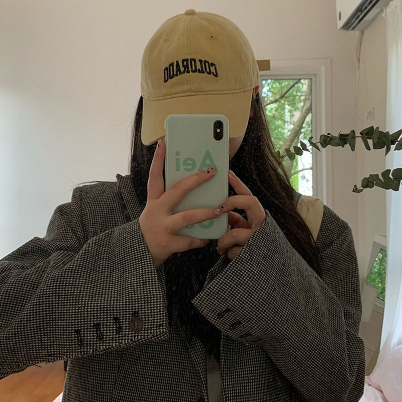 Bărbați și femei, șapcă de baseball cu broderie cu litere, ocazional, sport, sport, în aer liber, pălărie simplă cu viziere