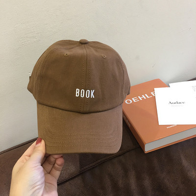 Šešir Novi vez Slovo KNJIGA Kapa Zeleno bijela korejska bejzbolska kapa za ležernu upotrebu na otvorenom Žene