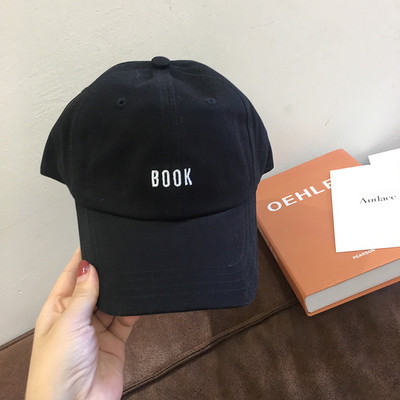 Šešir Novi vez Slovo KNJIGA Kapa Zeleno bijela korejska bejzbolska kapa za ležernu upotrebu na otvorenom Žene