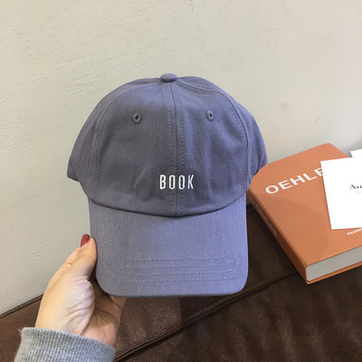 Šešir Novi vez Slovo KNJIGA Kapa Zeleno bijela korejska bejzbolska kapa za ležernu upotrebu na otvorenom Žene