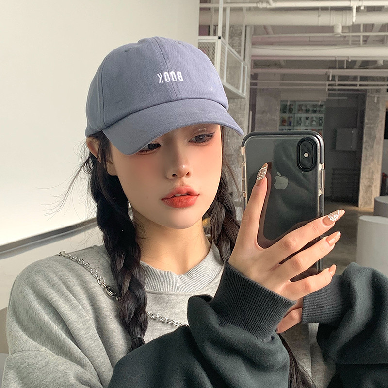 Šešir Novi vez Slovo KNJIGA Kapa Zeleno bijela korejska bejzbolska kapa za ležernu upotrebu na otvorenom Žene