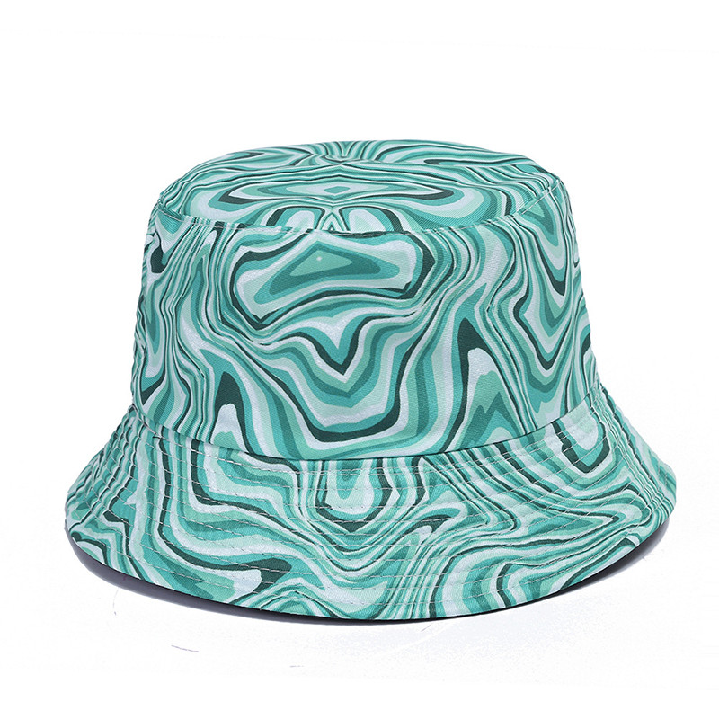 Letný unisex klobúk, módna slnečná čiapka, slnečný klobúk, pruhovaný klobúk, hip hop klobúk, batikovaný obojstranný, módny cestovný klobúk, ochrana pred slnkom