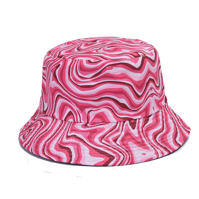 Letný unisex klobúk, módna slnečná čiapka, slnečný klobúk, pruhovaný klobúk, hip hop klobúk, batikovaný obojstranný, módny cestovný klobúk, ochrana pred slnkom