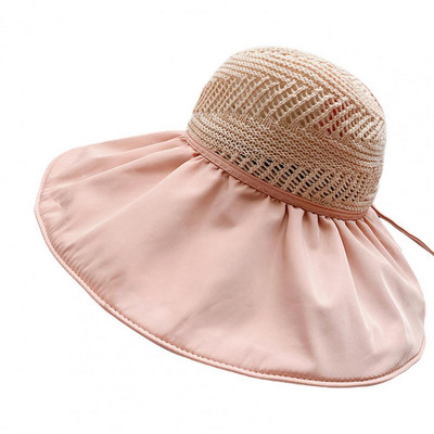 Moteriška žvejų skrybėlė su dideliu apvadu, sulankstomas šilumą izoliuojantis sluoksnis