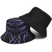 „Chum“ skrybėlė su kibiru Moterims vasaros mados paplūdimio spausdinimas Reguliuojamas plaunamas medvilninis kepurė nuo saulės Kepurė nuo saulės lauke „Žuvies kepurė“