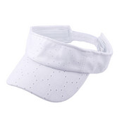 Summer Ladies Dots Gėlėti balti skydeliai nuo saulės Beach Trip Kasdienis moteriškas skydelio dangtelis su skylute