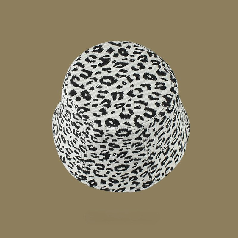 Pălării de găleată Femei Design cu imprimeu leopard Harajuku Elegant Protecție solară Timp liber All-metch Femei Vară Retro Simplu În aer liber