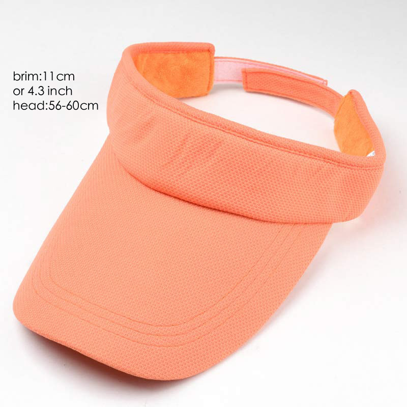 Saulessarga vāciņš ar garu malu sievietēm Vienkāršs skriešanas golfa aizsargs ar frotē sviedru lenti Oranžs Sarkans Balts Rozā melns Lt.blue