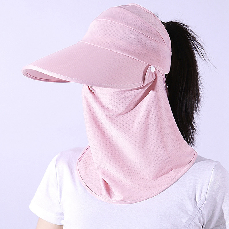Ženska lagana prozračna šešir sa šiltom za planinarenje Šešir sa šiltom za planinarenje 360 stupnjeva UV zaštita Navlaka za lice Ribolov Kapa za sunčanje