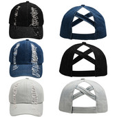 Pamučna jednobojna kapa Ležerna kapa sa šiltom Proljeće Ljeto Kape Ženska modna prozračna bejzbol kapa Traper viziri Vanjska krema za sunčanje Šeširi za sunčanje