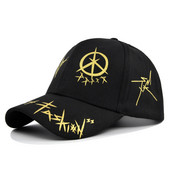 Lányos napellenző férfi és női alkalmi normál ifjúsági retro betűkkel színes High Street Variant napellenző széles karimájú női sapkák