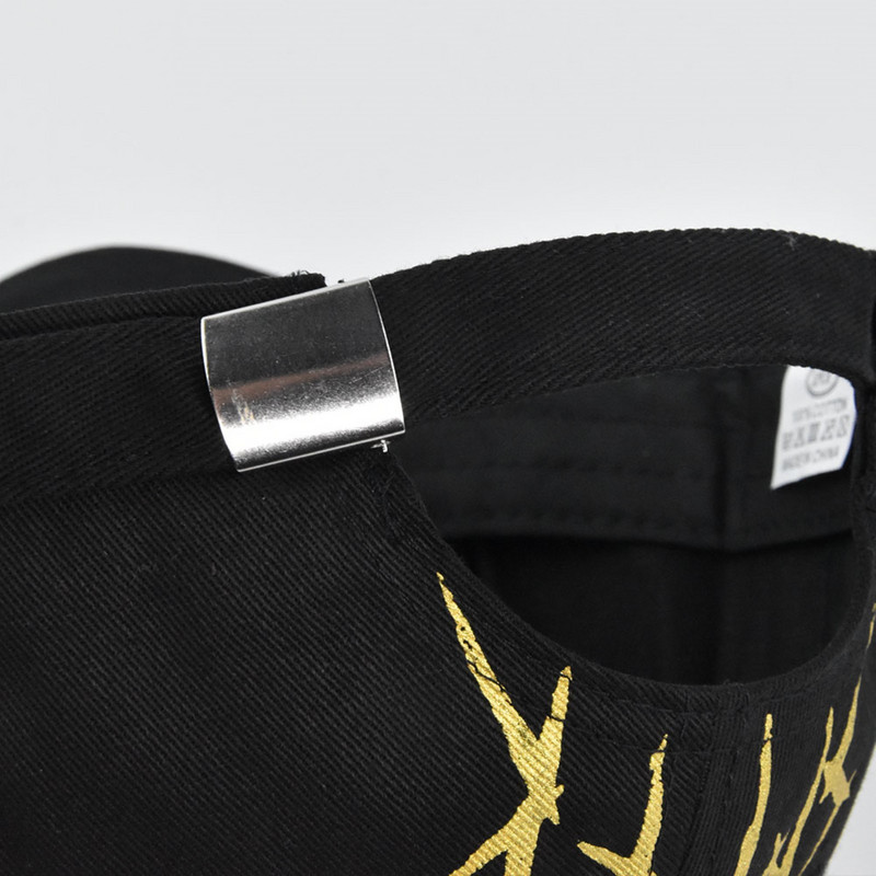 Lányos napellenző férfi és női alkalmi normál ifjúsági retro betűkkel színes High Street Variant napellenző széles karimájú női sapkák