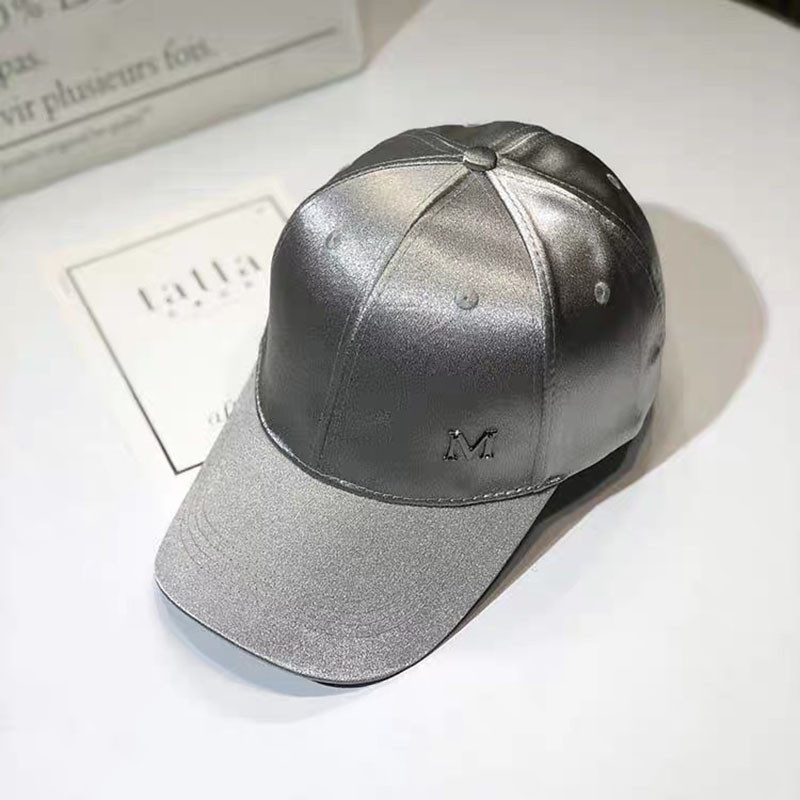 Proljetna i jesenska svilena i satenska svijetla kapa za lice, mercerizirana bejzbolska kapa za zaštitu od sunca, modna svestrana kapa za slobodno vrijeme