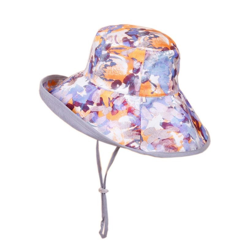 Női kalap, nagy karimájú zsinórral Summer Sun Beach UV-védő sapka ünnepi kiegészítő a szabadban