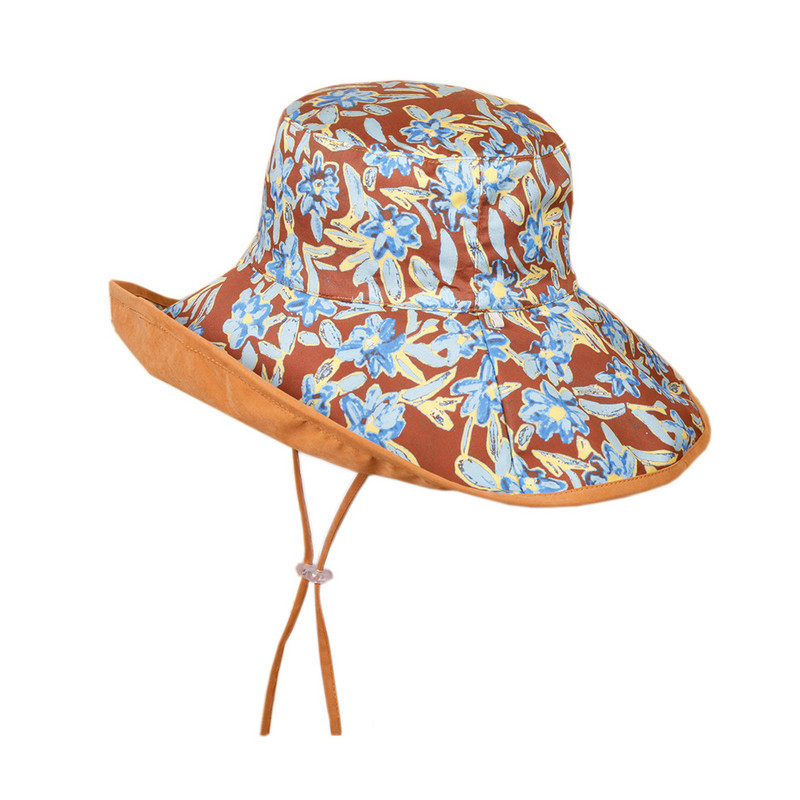 Női kalap, nagy karimájú zsinórral Summer Sun Beach UV-védő sapka ünnepi kiegészítő a szabadban