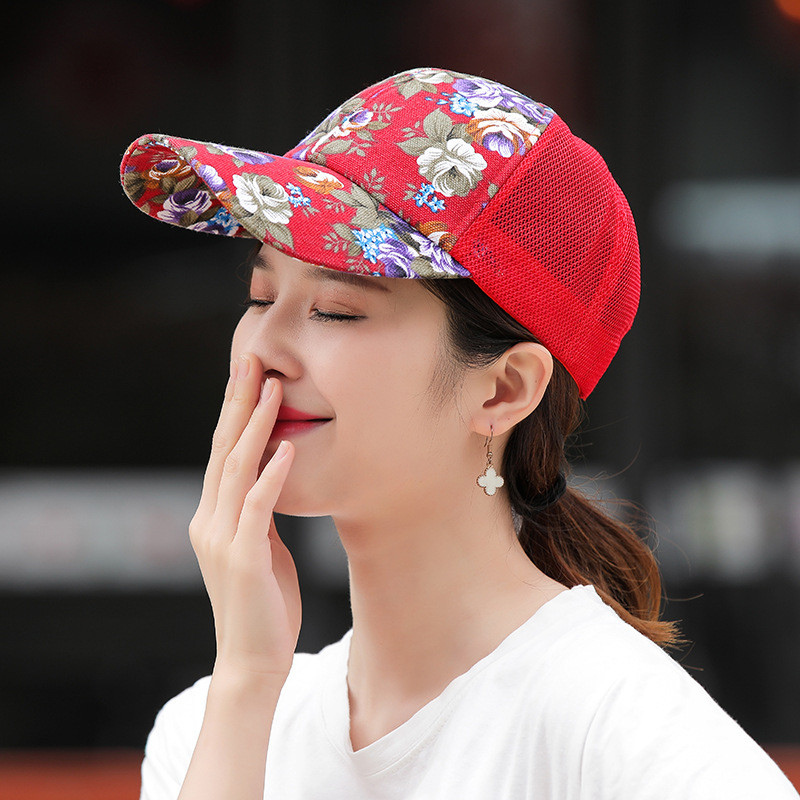 Pavasario ir rudens moterų skrybėlė, orui pralaidi kepuraitė, madinga lauko kepuraitė „MomThin“ kelioninė vasarinė tinklinė beisbolo kepurė nuo saulės