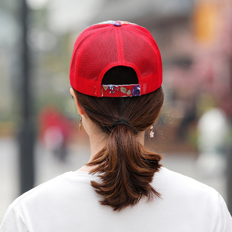 Pavasario ir rudens moterų skrybėlė, orui pralaidi kepuraitė, madinga lauko kepuraitė „MomThin“ kelioninė vasarinė tinklinė beisbolo kepurė nuo saulės