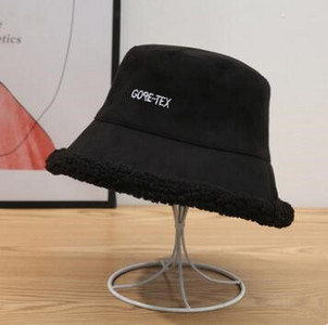 FUZAIBAZI Nouă Pălărie de găleată din piele intoarsa Banama Femei Toamna Iarna Păstrați căldura Umbrire Rezistent la vânt Casual Sombrero's Student Casquette