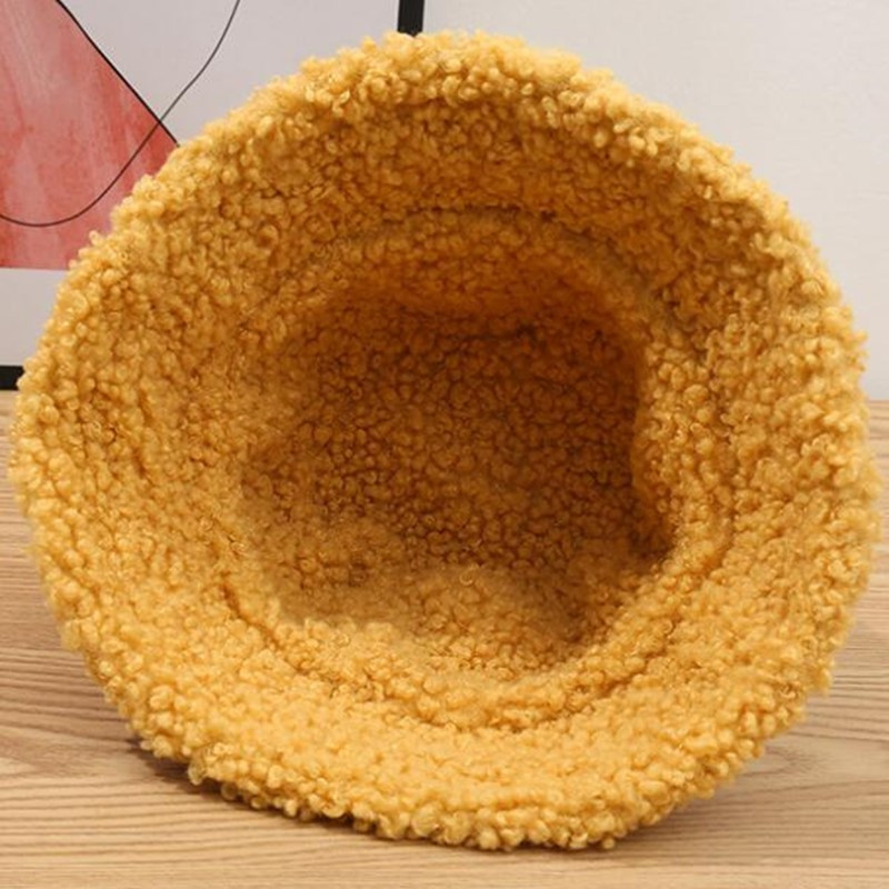 FUZAIBAZI Nouă Pălărie de găleată din piele intoarsa Banama Femei Toamna Iarna Păstrați căldura Umbrire Rezistent la vânt Casual Sombrero's Student Casquette