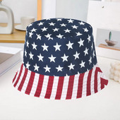 Divat halász sapka mosható rövid karimájú összecsukható amerikai függetlenség napja napvédő sapka napsapka öltözködés