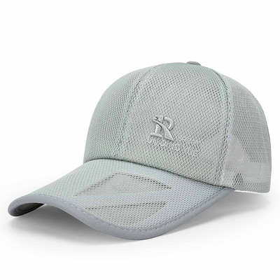 Mrežasta prozračna kapa s izvezenim slovima za bejzbol kapu za zaštitu od sunca Mrežasti šešir za zaštitu od sunca