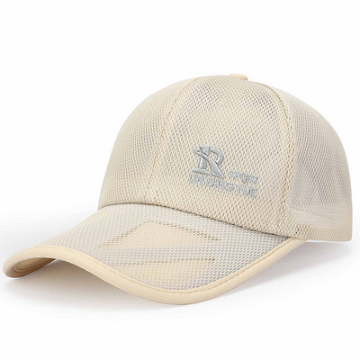 Mrežasta prozračna kapa s izvezenim slovima za bejzbol kapu za zaštitu od sunca Mrežasti šešir za zaštitu od sunca