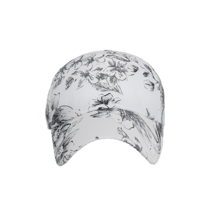 560sl štipaljka za šilter Unisex Klasična pamučna bejzbolska kapa s cvjetnim uzorkom Šešir od sunca Podesive jednostavne kape Ženska odjeća Retro šilter
