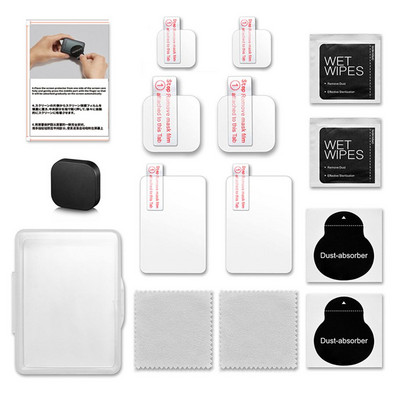 Grūdinto stiklo ekrano apsauginė plėvelė, skirta GoPro Hero 10 9 juoda objektyvo apsauginė plėvelė, skirta Gopro9/10 fotoaparato priedams