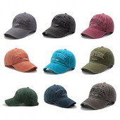 Isprani pamuk, muške bejzbolske kape, pripijene kape, šeširi s šilterima za žene Gorras, ležerna kaskada, retro šešir s vezom