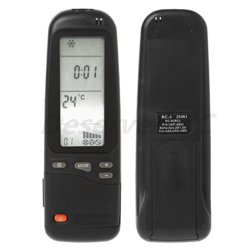 Univerzális klíma távirányító csere Electra / Emailair / Elco RC-41-1 RC3 23IN1 készülékekhez