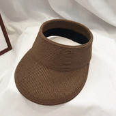 Ljetne ženske ležerne kape sa šiltom za sunce Široki slamnati šeširi s velikim obodom Kape za odrasle na plaži Kape za bejzbol za djevojke Sportski šeširi za van