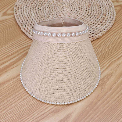 Ljetne ženske ležerne kape sa šiltom za sunce Široki slamnati šeširi s velikim obodom Kape za odrasle na plaži Kape za bejzbol za djevojke Sportski šeširi za van