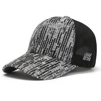 Muški šešir sa šiltom Bejzbolska prozračna podesiva kapa Ženska sunčana kapa Muški šešir za plažu Šljokice Ženski viziri Sportski šalovi