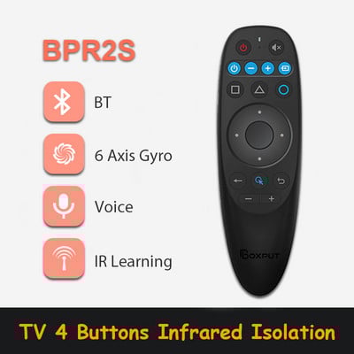 G10S Pro BT Air Mouse 2.4G belaidis giroskopas išmanusis nuotolinio valdymo pultas su balso IR mokymusi, skirta Android TV Box H96 MAX X88 PRO X9