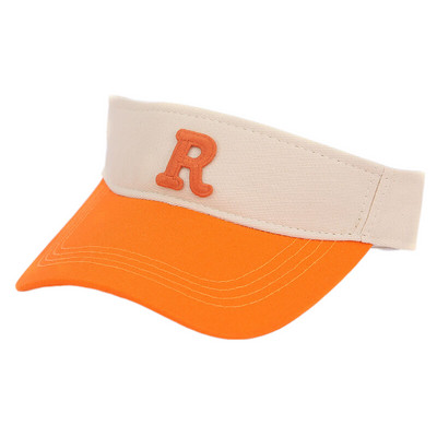 Izvezena ženska R kapa sa šiltom Ženski dvobojni sportski viziri Podesivi pamučni keper Ljetni dodaci za van