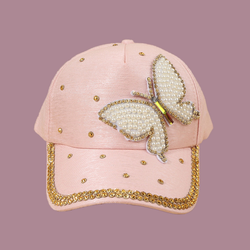 Bērnu cepure beisbola cepure pludmales cepure ar fliteriem Tauriņš mazuļiem, mazuļiem, bērniem, zēniem, meitenēm, ēnošanai, sieviešu cepurei, meitenei