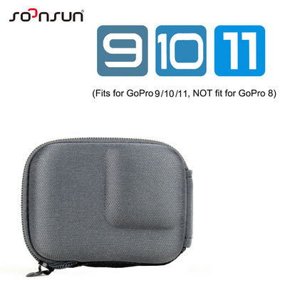SOONSUN torba za pohranu, torbica za GoPro Hero 11 10 9 ili 8 crna ili 5 6 7 prijenosna mini kutija, kompaktna zaštitna torbica Go Pro dodaci