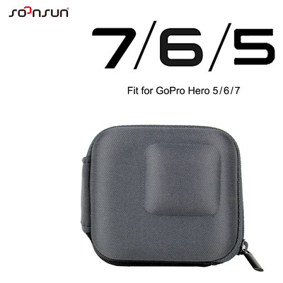 SOONSUN torba za pohranu, torbica za GoPro Hero 11 10 9 ili 8 crna ili 5 6 7 prijenosna mini kutija, kompaktna zaštitna torbica Go Pro dodaci