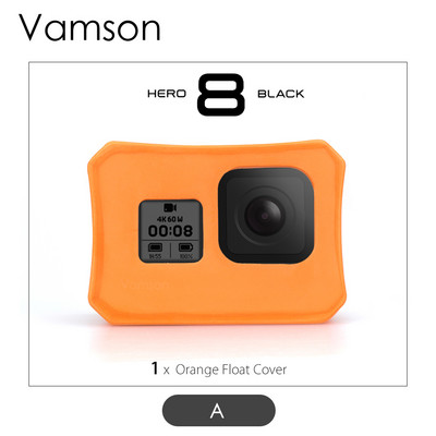 Vamsoni oranž hõljuv ümbris GoPro Hero 11 10 9 must 8 kaamera tarvikud sukeldumise ujuv kaitsekate Go Pro jaoks 10 9 8