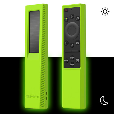 Silikonska futrola za Samsung Smart TV BN59-01385B 01386D 01386C Daljinski upravljač solarnih ćelija, otporan na prašinu, poklopac za BN59-01390A 01385A TM2280E