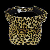 Șapcă de zi cu zi Fashion Summer Vizor Palarie Leopard Print Femei Vizor Cap Protecție solară pentru doamne