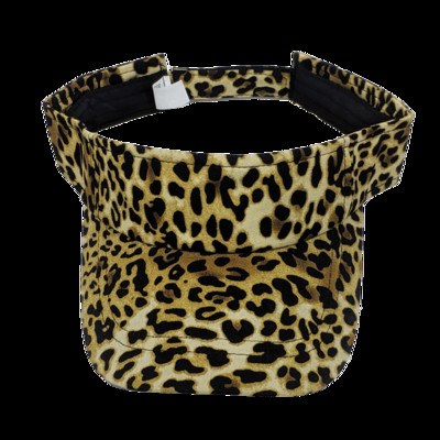 Șapcă de zi cu zi Fashion Summer Vizor Palarie Leopard Print Femei Vizor Cap Protecție solară pentru doamne