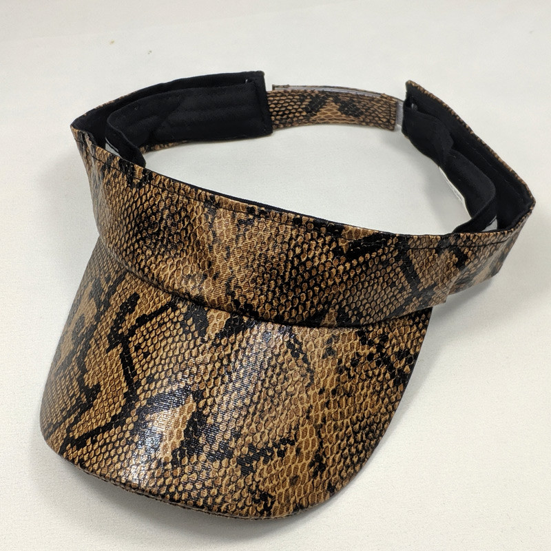 Șapcă de zi cu zi Fashion Summer Vizor Palarie Leopard Print Femei Vizor Cap Protecție solară pentru doamne