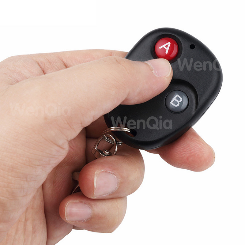 RF 433 Mhz nuotolinio valdymo pultai Belaidžio nuotolinio valdymo jungiklis 220V 1CH relės imtuvo modulis su nuotolinio įjungimo išjungimo siųstuvu