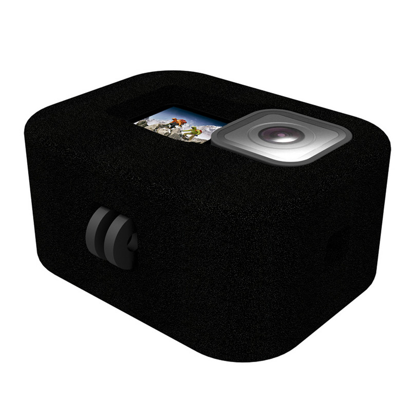 „Windslayer“, skirtas „GoPro Hero 11 10 9“ juodas priekinio stiklo putplasčio dangtelis, triukšmo mažinimas, vėjui atsparus dėklas „Go Pro 10 GoPro9“ priedai