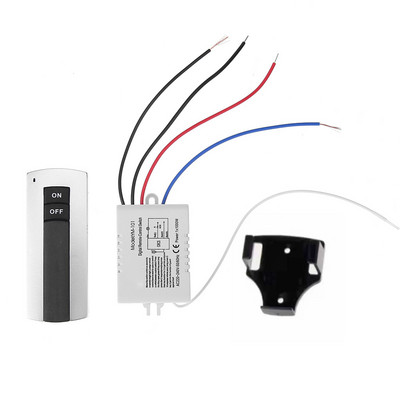 1/2/3 irányú BE/KI 220 V vezeték nélküli távirányító kapcsoló lámpa világításhoz 1/2/3 csatornás távirányító kapcsoló vevő adó